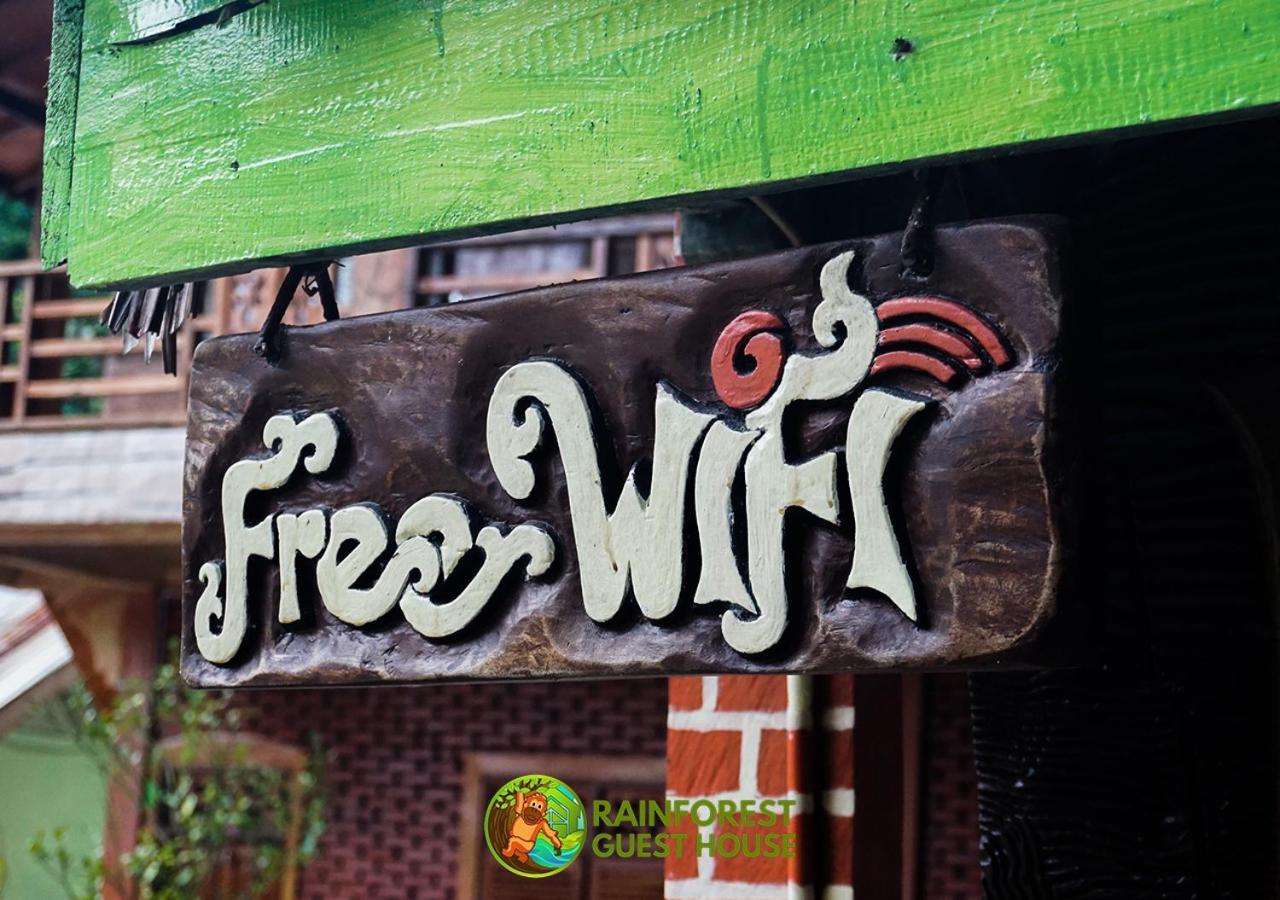 Rain Forest Guest House And Jungle Trekking Bukit Lawang Zewnętrze zdjęcie